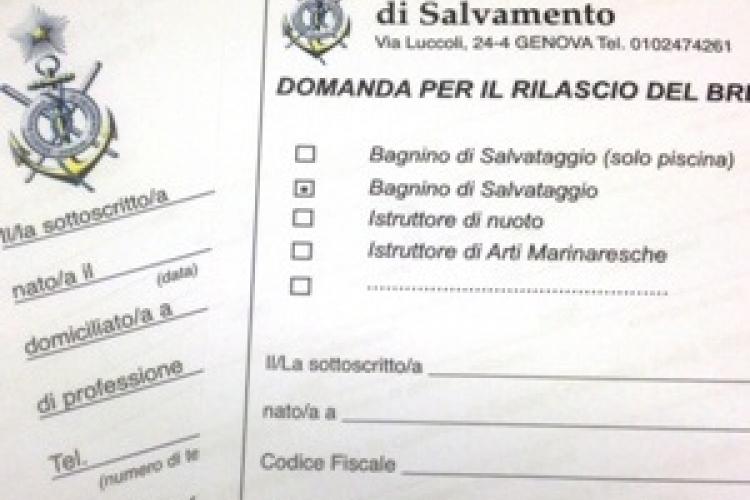 iscrizione corso bagnino di salvataggio